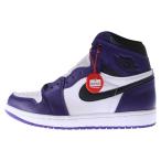 ナイキ AIR JORDAN 1 RETRO HIGH OG COURT PURPLE エアジョーダン1 レトロ コートパープル ハイカットスニーカー US8/26cm 555088-500