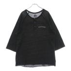 CHROME HEARTS クロムハーツ CHプラス ヘンリーネック 七分袖Tシャツ カットソー グレー