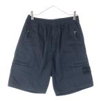 STONE ISLAND ストーンアイランド GHOST PIECE ゴーストピース ガーメントダイ カーゴショーツ ハーフパンツ ブラック 7415L06F2