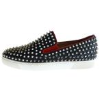 CHRISTIAN LOUBOUTIN クリスチャンルブタン ROLLER-BOAT FLAT ローラーボート フラット スパイクスタッズ ローカットスニーカー インディゴ