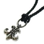 CHROME HEARTS クロムハーツ BS FLUER BSフレアペンダント シルバー ネックレストップ レザーブレイド シルバー