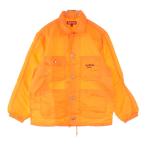 SUPREME シュプリーム 24SS Nylon Chore Coat ナイロンチョアコート クラシックロゴ 4ポケットナイロンコート オレンジ