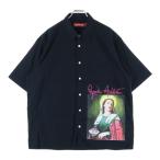 ショッピングシュプリーム SUPREME シュプリーム 24AW Jane's Addiction S/S Shirt ジョーンズアディクション プリントロゴ 半袖シャツ ブラック