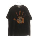 ヴィンテージ 00's PUSHEAD Chaser Hand Of Skull ALSTYLE パスヘッド ハンドスカル フロントプリント 半袖Tシャツ カットソー ブラック