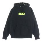 ショッピングシュプリーム SUPREME シュプリーム 17AW Box Logo Hooded Sweatshirt ボックスロゴプルオーバーパーカー ブラック/イエロー