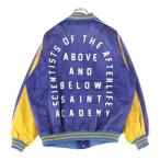 ショッピングマイケル SAINT MICHAEL セントマイケル 22AW×SHERMER ACADEMY シャーマーアカデミー スカジャンブルゾン パープル/イエロー SM-A22-0000-063
