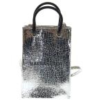 ショッピングphone BALENCIAGA バレンシアガ Shopping Phone Holder Bag ショッピング フォンホルダーバッグ ショルダーバッグ シルバー 513826