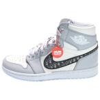 ショッピングdior ナイキ ×DIOR AIR JORDAN 1 HIGH OG ディオール エアジョーダン 1 ハイカットスニーカー US9.5/27.5cm CN8607-002 3SH130ZDD