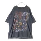 ヴィンテージ 90's 2PAC IN MEMORY OF SHAKUR THUG LIFE BOOTLEG ツーパック ラップT ブート フェード 両面プリント 半袖Tシャツ ブラック