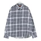 SUPREME シュプリーム 25AW Plaid Flannel Shirt チェック柄 長袖フランネルシャツ ホワイト/ブラック