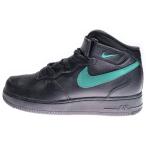 ショッピングFORCE NIKE ナイキ AIR FORCE 1 MID 07 LX 315123-045 エアフォース1 ミッドカットスニーカー ブラック/グリーン US9.5/27.5cm