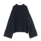 ショッピングクールネック entire studios エンタイア スタジオ HEAVY KNIT CREW SWEATER ヘヴィー ニット クールネック セーター ブラック ES2562