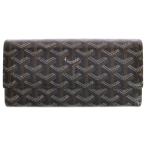 ショッピングゴヤール GOYARD ゴヤール VARENNE ヴァレンヌ PVC 総柄 ロングウォレット 長財布 ブラック