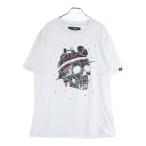 HYDROGEN ハイドロゲン Space Ship スペース シップ プリント 半袖Tシャツ クールネック カットソー