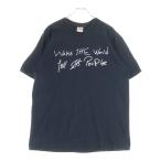SUPREME シュプリーム 19SS Buju Banton wake The World Tee ブジュバントン プリント半袖Tシャツ カットソー ブラック