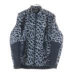 HYDROGEN ハイドロゲン 幾何学模様 ゴルフウェア ジャケット ブラック/ホワイト