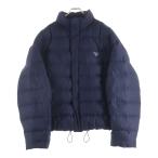 PRADA プラダ トライアングルロゴ クロップドダウン アウター ネイビー SGC677