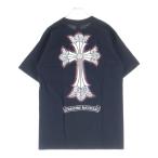 CHROME HEARTS クロムハーツ OLD ダブルCHクロス プリントロゴ ポケット半袖Tシャツ カットソー ブラック