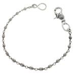 CHROME HEARTS Chrome Hearts 1BALL SHORT-S/1 зажим Short #1 Cross мяч цепочка для бумажника серебряный 