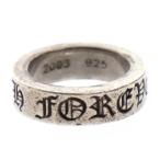 CHROME HEARTS クロムハーツ 6mm SPACER FOREVER 6mmフォーエバー スペーサー リング9.5号 シルバー