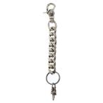 CHROME HEARTS クロムハーツ CLP CHN CLASSIC-L/ロングクラシックリンク キーチェーン シルバー BCA069