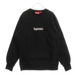 SUPREME シュプリーム 15AW Box Logo Crewneck Sweatshirt ボックスロゴ スウェットクルーネックシャツ トレーナー ブラック