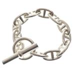 HERMES エルメス Chaine d'Ancre GM シェーヌダンクル 11コマ チェーンブレスレット シルバー