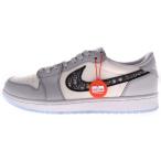 ナイキ ×DIOR AIR JORDAN 1 LOW OG ディオール エアジョーダン1ロー ローカットスニーカー オブリーク US11/29cm CN8608-002