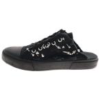 BALENCIAGA バレンシアガ PARIS MULE DEST PIERCING W パリ ミュール ピアッシング デストロイ加工ローカットスニーカー ブラック 693953