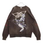 セントマイケル 22SS ×空山基 SWEAT SHIRT / SORAYAMA セクシーロボットプリントクルーネックスウェット ブラック SM-S22-0000-074