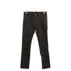 ショッピングディースクエアード DSQUARED2 ディースクエアード 22AW skater Jean S74LB1199 スケーター バックロゴプリントデニムパンツ