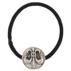 CHROME HEARTS クロムハーツ HAIRBAND BSフレアボタンヘアゴム シルバーコンチョ