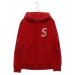 SUPREME シュプリーム 18AW S Logo Hooded Sweatshirt Sロゴ フーデッドスウェットシャツ プルオーバーパーカー レッド