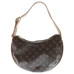 LOUIS VUITTON ルイヴィトン クロワッサンポシェット モノグラムショルダーバッグ ブラウン M51510