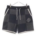 LOUIS VUITTON ルイヴィトン 24AW ダミエ コットン ハーフパンツ ショーツ ネイビー RM242M NGG HRY71W