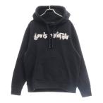 LOUIS VUITTON ルイヴィトン 22SS Amen Break グラフィックロゴプルオーバースウェットパーカー フーディー ブラック RM221 IHN HMY78W