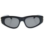 BALENCIAGA バレンシアガ Side Logo Frame Sunglasses BB0095S サイドロゴ フレーム サングラス アイウェア 53□19‐135 ブラック