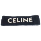 CELINE セリーヌ Logo Patch Hair Band 2A42R230O ロゴ ワッペン ヘアバンド ブラック