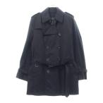 バーバリー ブラックレーベル DOUBLE TRENCH COAT ダブルトレンチコート スプリングコート ライナー付き ネイビー D1A44-806-09