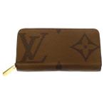 LOUIS VUITTON ルイヴィトン モノグラム ジャイアント リバース ジッピーウォレット 長財布 ブラウン M69353
