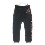 CHROME HEARTS クロムハーツ MLTCOL CEM CRS SWT PNT マルチカラーセメタリークロススウェットパンツ ブラック