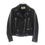 Acne Studios アクネ ストゥディオズ MOCK 1AZ166 ダブルライダースジャケット レザージャケット レディース ブラック