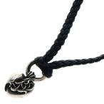 CHROME HEARTS クロムハーツ HEART PENDANT ハート ペンダントトップ レザーブレイド シルバー