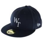WTAPS ダブルタップス 25SS ×NEWERA 59FIFTY LOW PROFILE CAP 251NENED-HT02 ×ニューエラ ロゴ ベースボールキャップ 帽子 ネイビー