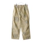 ショッピングstussy DENIM TEARS デニムティアーズ ×STUSSY DOUBLE S WREATH CHINO ステューシー ダブルエスチノパンツ ベージュ 25S316091