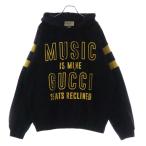 グッチ 21AW 100th Anniversary Logo Pullover Hoodie 655469 XJDXE 100周年アニバーサリー ロゴ プルオーバーパーカー フーディ