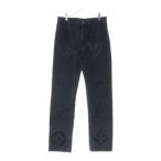 LOUIS VUITTON ルイヴィトン 25SS MONOGRAM FLOUR DENIM PANTS モノグラムフラワーデニムパンツ ジーンズ ブラック RM251M9 OWZ HSD15W