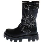 LOUIS VUITTON ルイヴィトン 24SS ENGINEER BOOTS チェッカーライン エンジニアブーツ レザー ブラック