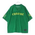 CHROME HEARTS クロムハーツ MESH WARM UP JERSEY CHプリントメッシュ半袖Tシャツカットソー グリーン