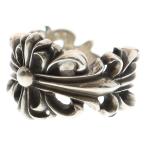 CHROME HEARTS クロムハーツ DBL FLRL CRS ダブルフローラルクロス リング シルバー BCA390